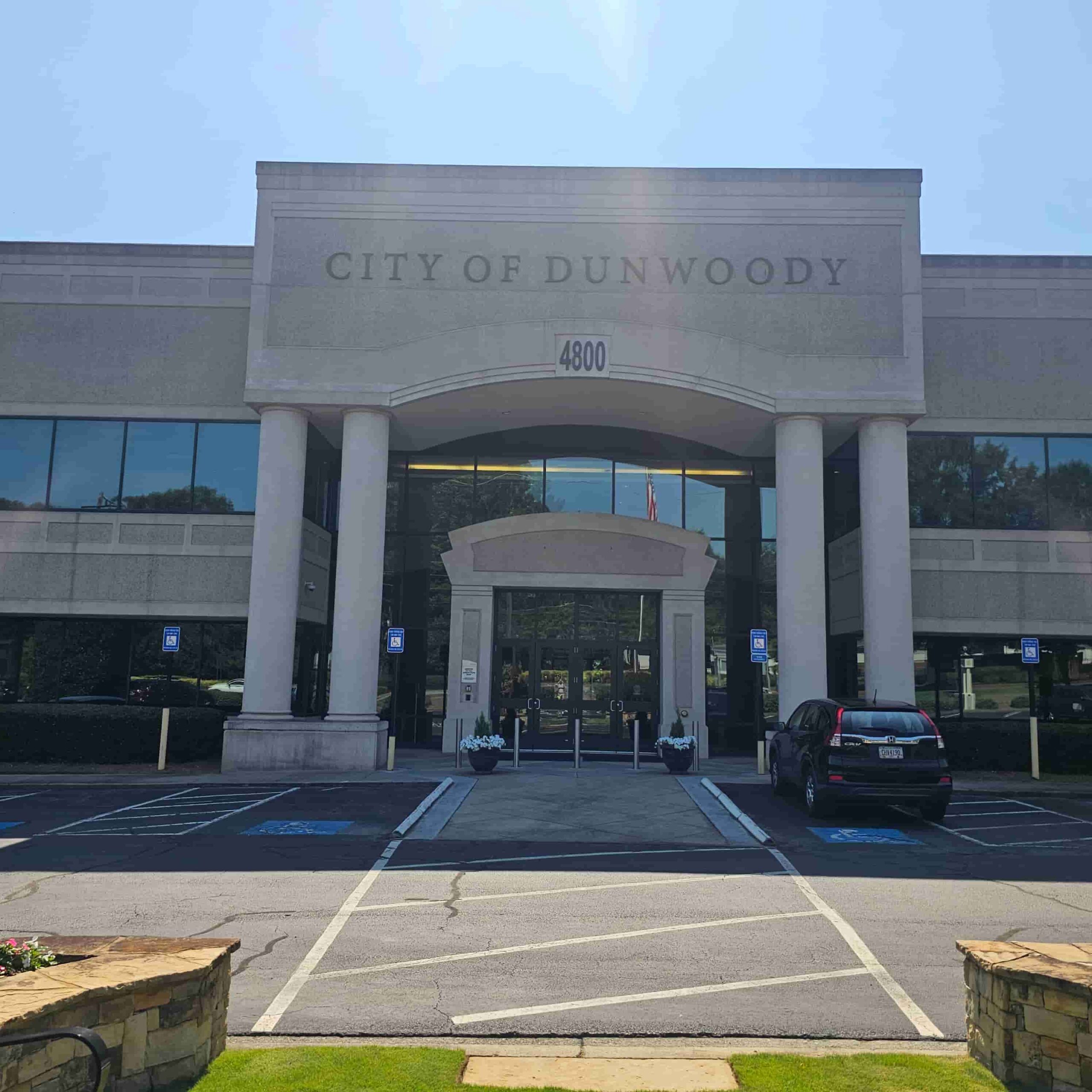 Image City Hall building in Dunwoody with Metro Acupuncture