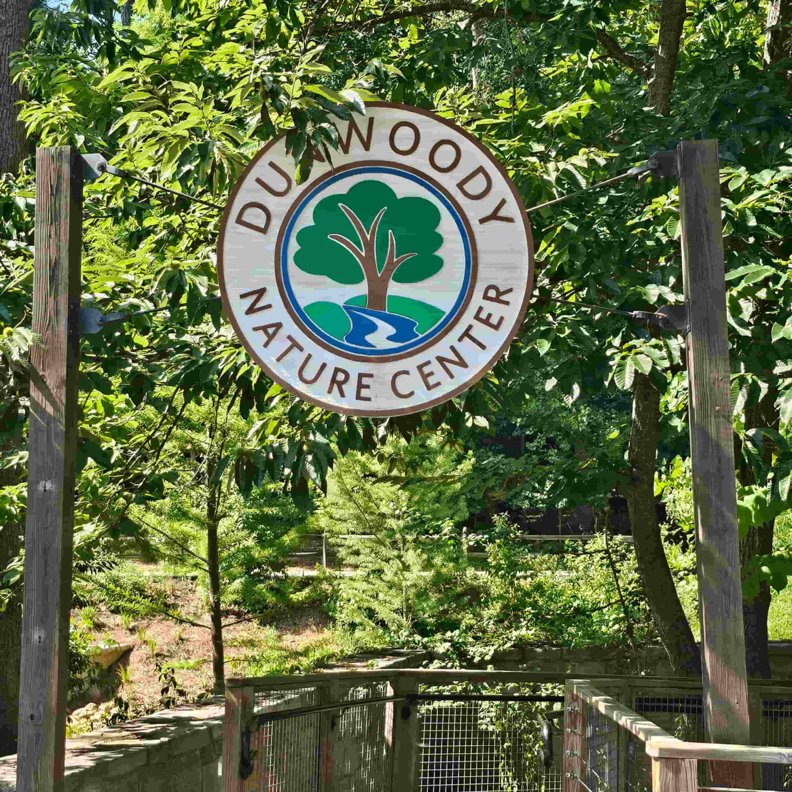 Image of sign at Dunwoody Nature Center with Metro Acupuncture