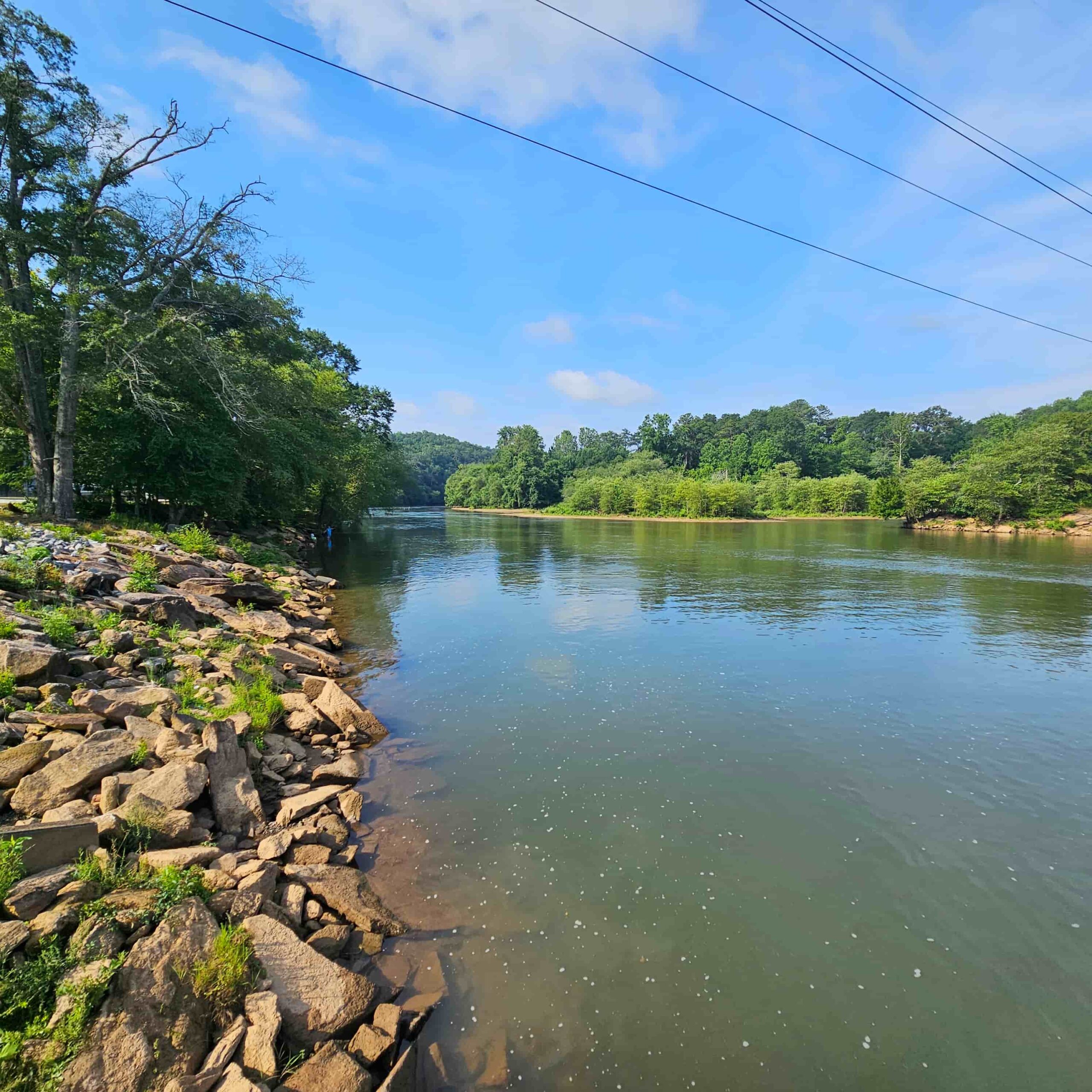 Picture of Chattahoochee river in Sandy Springs with Metro Acupuncture