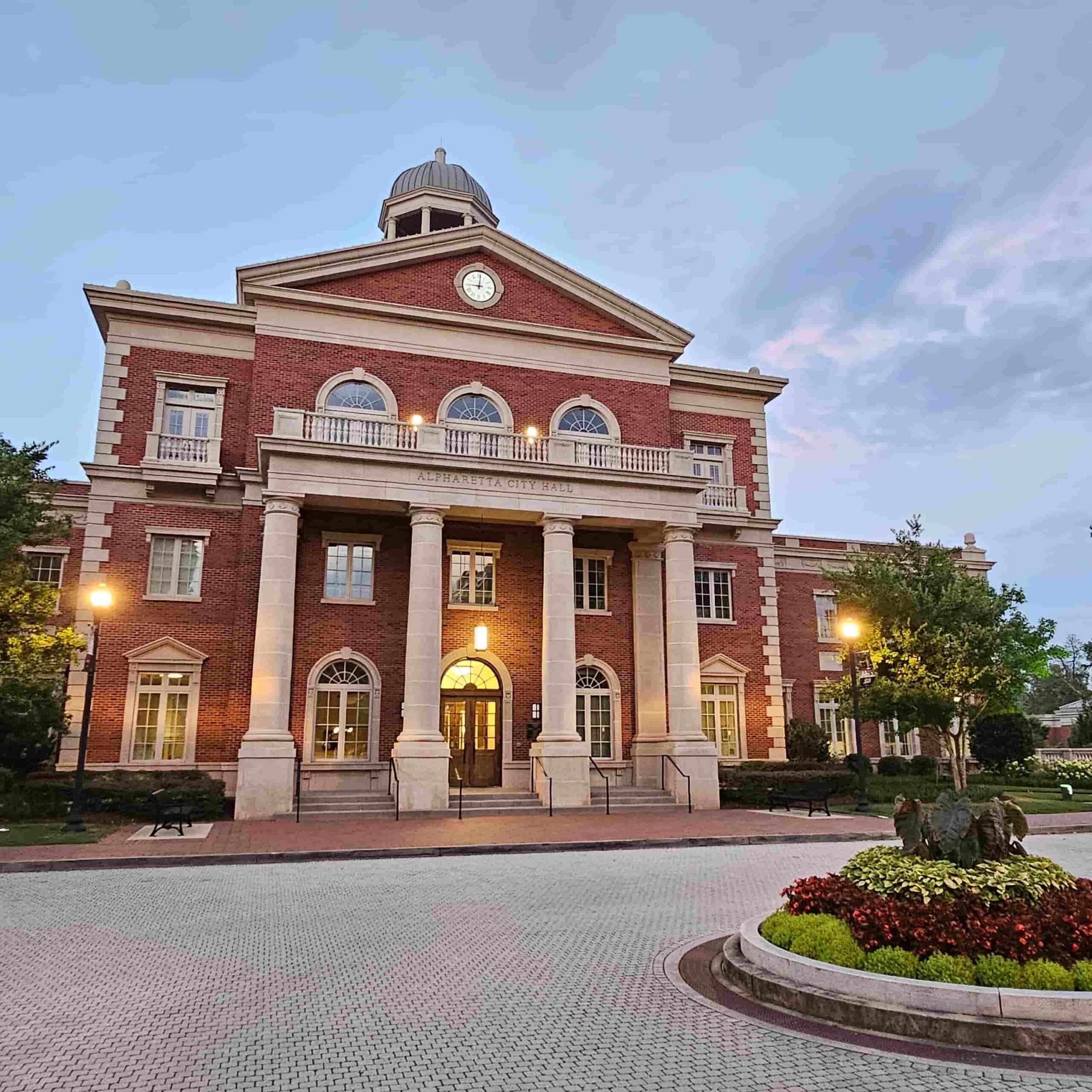 Picture of Alpharetta City Hall in Alpharetta with Metro Acupuncture