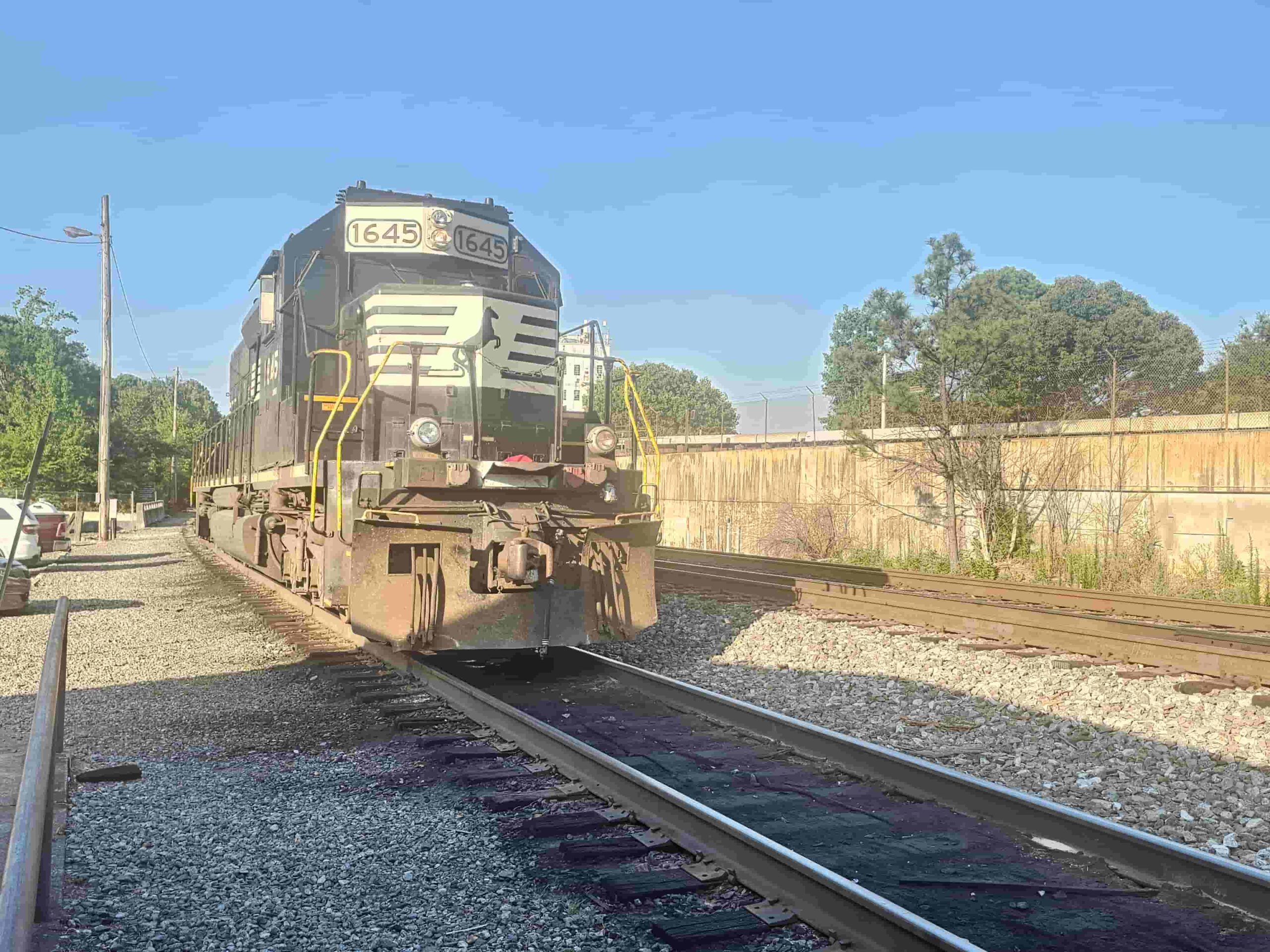 Picture of Norfolk Southern train at Chamblee terminal with Metro Acupuncture