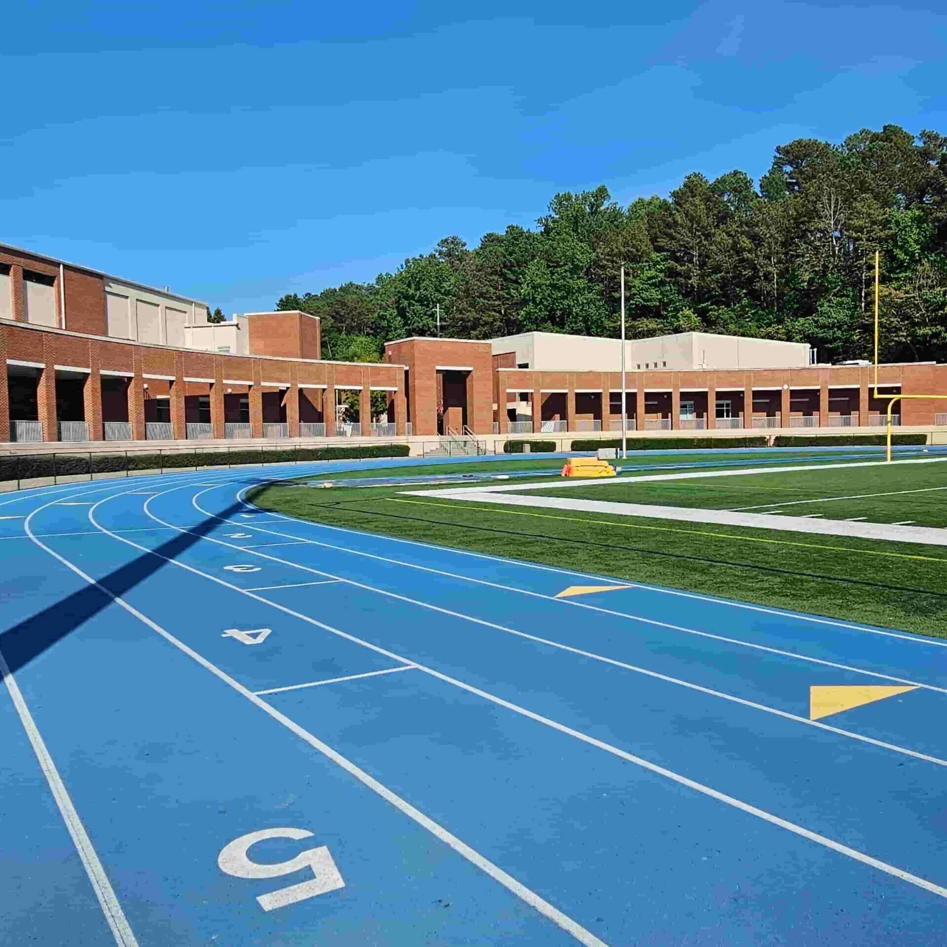 Picture of Marist's track and football field in Brookhaven with Metro Acupuncture