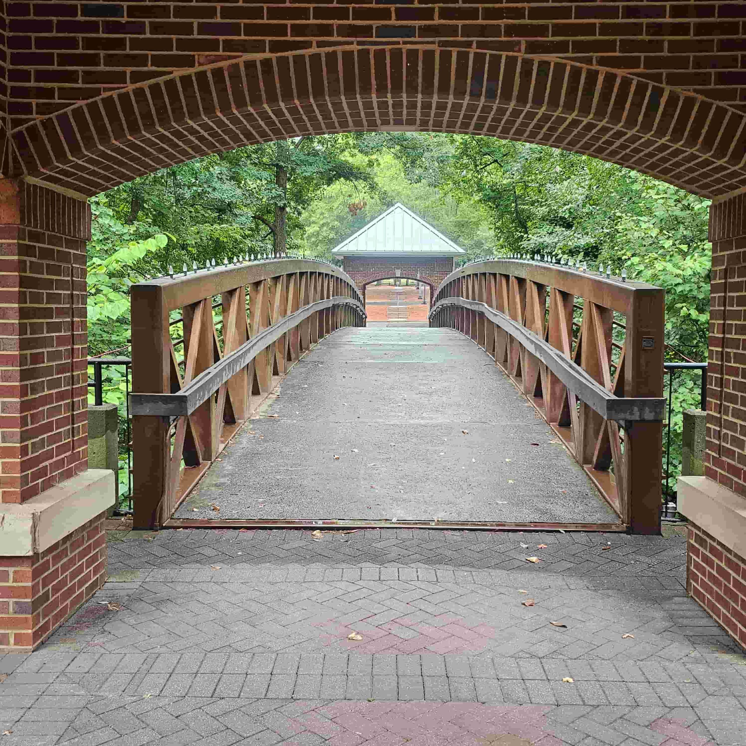 image of bridge at Roswell Public Library with Metro Acupuncture